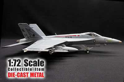 FA-18 Super Hornet VFA-14 Tophatters (Versión de cola gris), 1:72, Witty Wings 