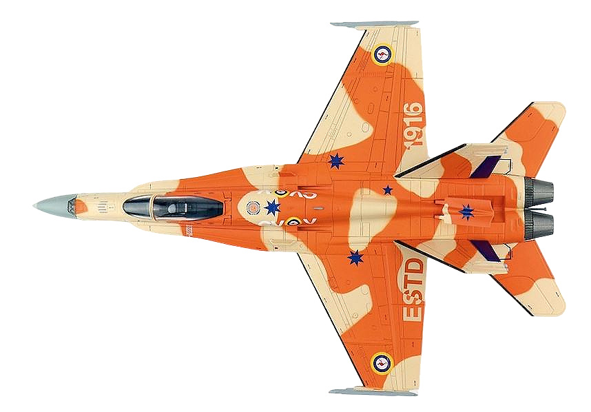 F/A-18A, RAAF 3er Escuadrón, Esquema de Centenario, A21-27, RAAF Williamtown , 2016, 1:72, Hobby Master 