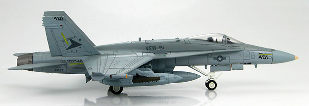 F/A-18C BuNo.163508, VFA-81 Sunliners, USS Saratoga 1991 