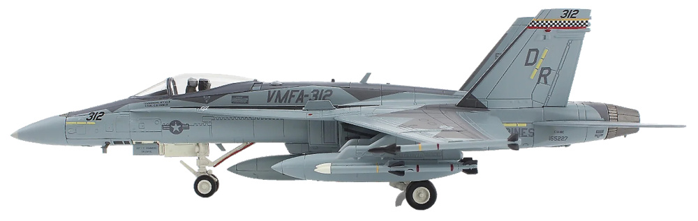 F/A-18C Hornet 165227/312, VMFA-312, MCAS Iwakuni, Yamaguchi, 2022, 1:72, Hobby Master 