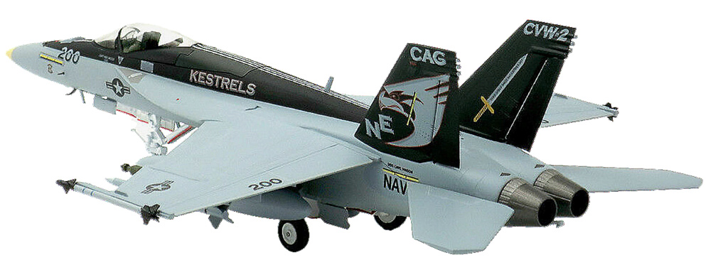 F/A-18E Super Hornet, VFA-137 Kestrels USS George, 1:72, JC Wings 