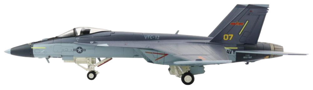 F/A-18E Super Hornet 07/165792, VFC-12, US NAVY, NAS Oceana, Junio 2021, 1:72, Hobby Master 