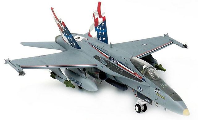 F/A18A Super Hornet US Marines, VMFA-115 Silver Eagles, Lajes, Portugal, 2013, 1:72, JC Wings 