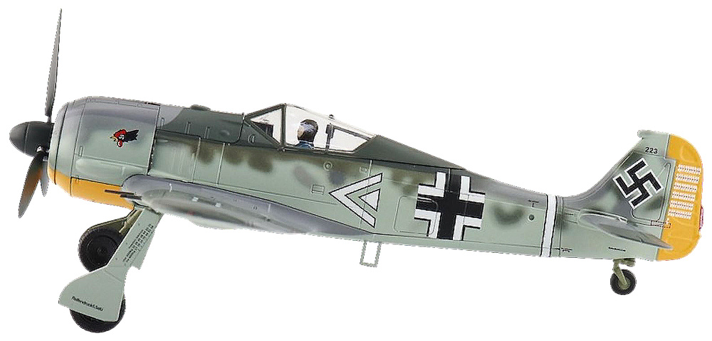 FW190A-3 Luftwaffe III/JG.2 Comandante Capitán Hans Hahn, 1:48, Hobby Master 