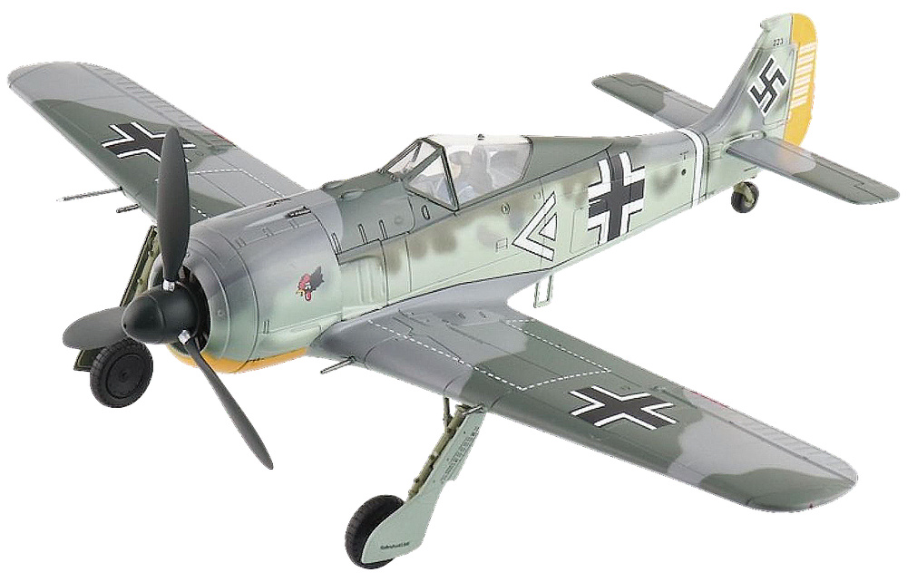 FW190A-3 Luftwaffe III/JG.2 Comandante Capitán Hans Hahn, 1:48, Hobby Master 