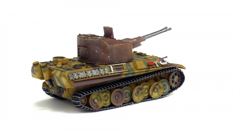 Flakpanzer 341 Coelian, Prototipo, Alemania, 1945, 1:72, Solido 