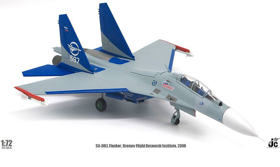 Flanker SU-30LL, Instituto de Investigación de Vuelo Gromov, 2006, 1:72, JC Wings 