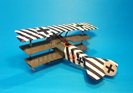 Fokker DR1 586/17, Ltn. Ernst Udet, Jasta 4, Mayo/Junio, 1918 , 1:30, John Jenkins 