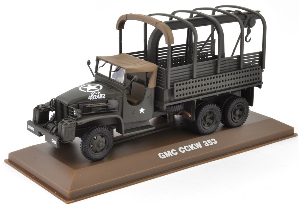 GMC CCKW 353 Wrecker, 101st Airborne Division, Bastogne (Belgium), 1944, 1:43, Atlas 