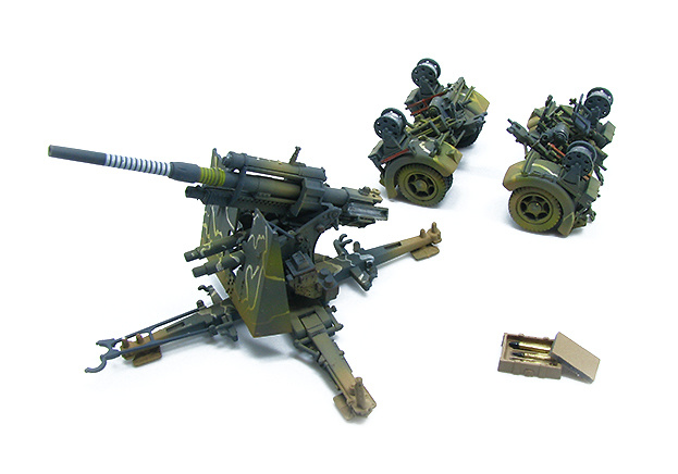 German 88mm Flak 36 Camo, 1942, 1:72, PMA 