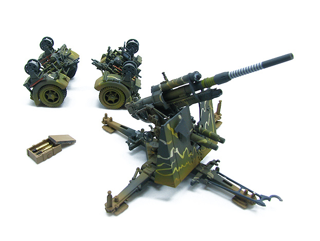 German 88mm Flak 36 Camo, 1942, 1:72, PMA 