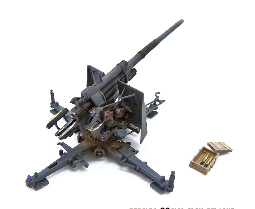 German 88mm Flak 37, 1942, 1:72, PMA 