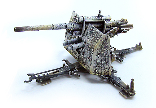 German 88mm Flak 37 (pintura de invierno), 1942, 1:72, PMA 