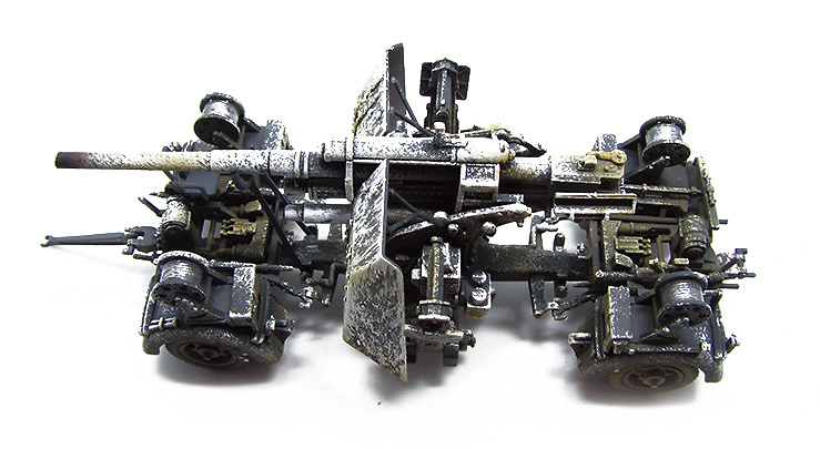 German 88mm Flak 37 (pintura de invierno), 1942, 1:72, PMA 