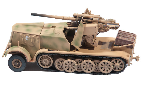 German Sd.kfz.8 DB9, Flak 18, 88 m.m., 1:72, PMA 