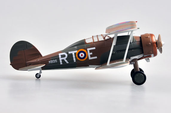 Gladiator Mk.I, 112 Sqn , RAF RT-E, K6135, 1:72, Easy Model 