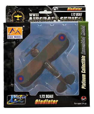 Gladiator Mk.I, 112 Sqn , RAF RT-E, K6135, 1:72, Easy Model 