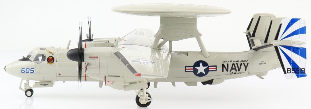 Grumman E-2D Hawkeye, USN VAW-121 Bluetails, USS Abraham Lincoln, 2018, 1:72, Hobby Master 