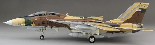 Grumman F-14A Tomcat, Escuadrón 82 de la IRIAF, 3-6020, Base Aérea Khatami, Irán, 1987, 1:72, Hobby Master 