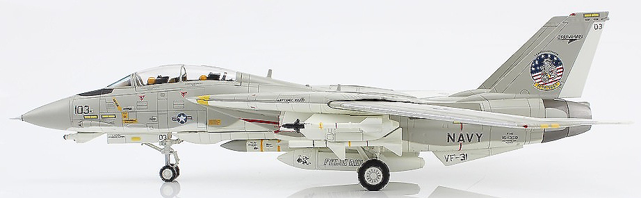 Grumman F-14D Tomcat, USN VF-31 Tomcatters, AJ103, Tomcat Sunset 2006, 1:72, Hobby Master 