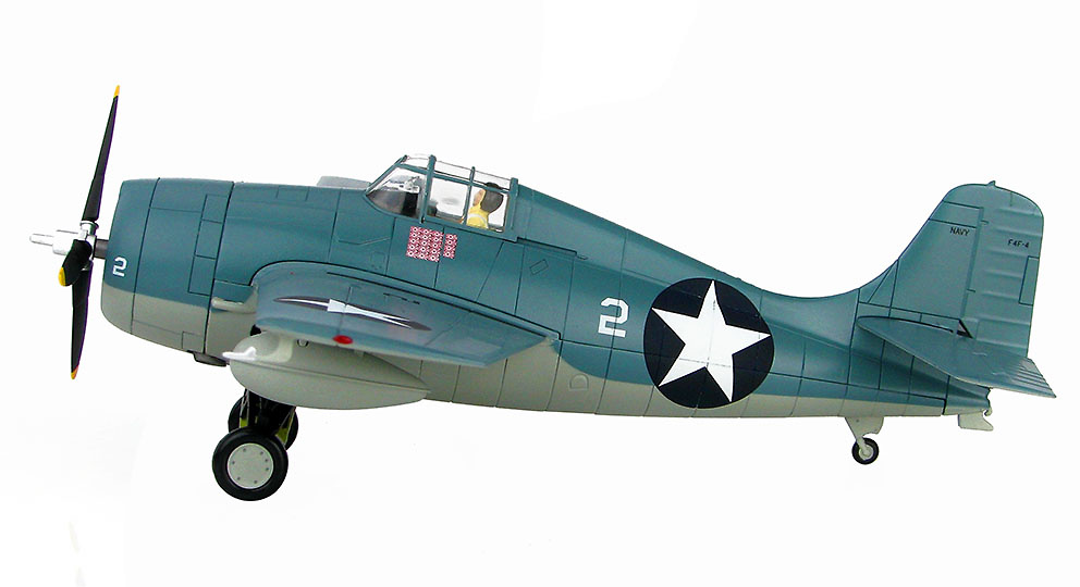 Grumman F4F-4 Wildcat, White 2 of VMF-223, USMC, Guadalcanal, 1942, 1:48, Hobby Mster 