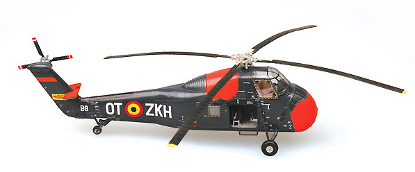 H34 Choctaw, Belgium Air Force, 1:72, Easy Model 