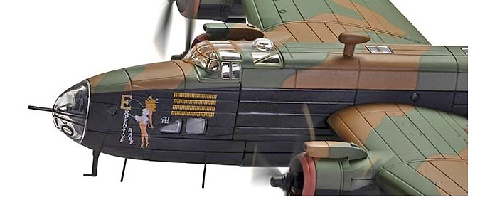 Halifax B.III LV937/MH-E ‘Expensive Babe’, RAF No.51 Squadron, Snaith, Marzo 1945, Halifax Centurion, 1:72, Corgi 