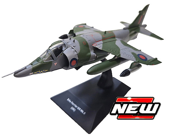 Harrier GR Mk3, RAF, Guerra de las Malvinas, 1982, 1:72, Atlas Editions 