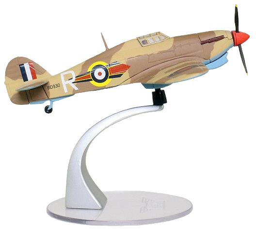 Hawker Hurricane Mk IIB BD930/R, Equadrón 73 de la RAF, Desierto Occidental, 1942, 1:72, Corgi 