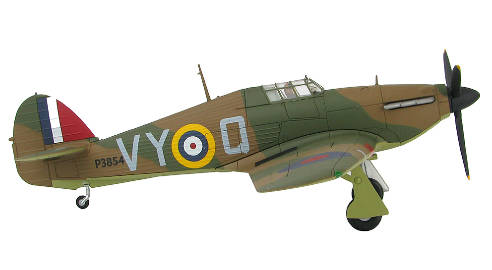 Hawker Hurricane Mk.I P3854 of 85 Sqd RAF, Squadron Leader Peter Townsend, Batalla de Inglaterra, 1940, 1:48, Hobby Master 