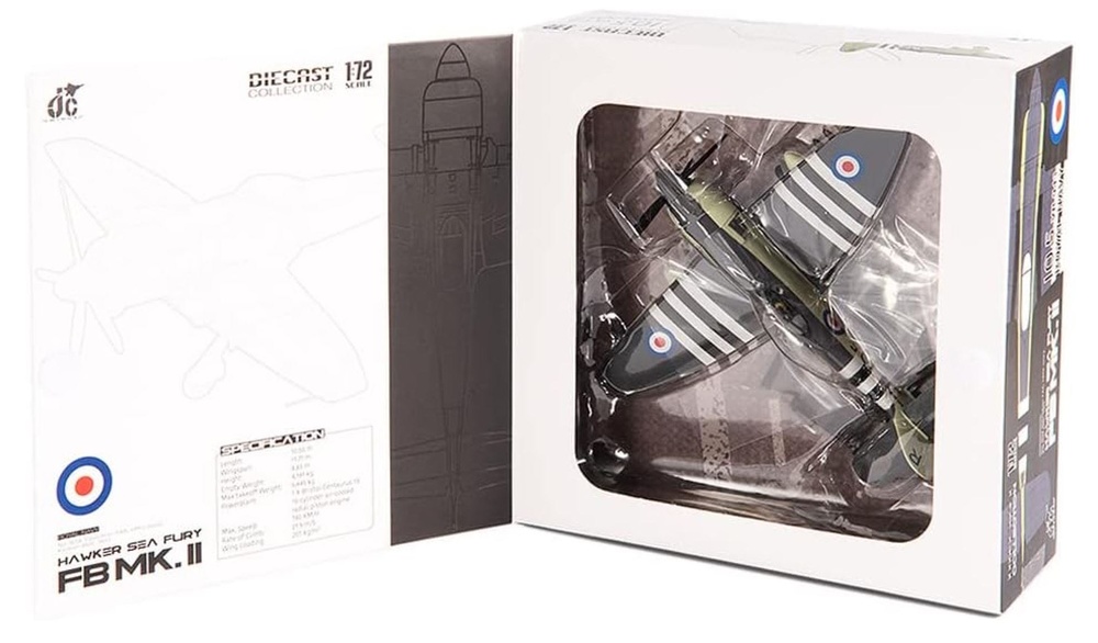 Hawker Sea Fury FB.Mk 11, Escuadrón 804 FAA, HMS Glory, Guerra de Corea, 1951, 1:72, JC Wings 