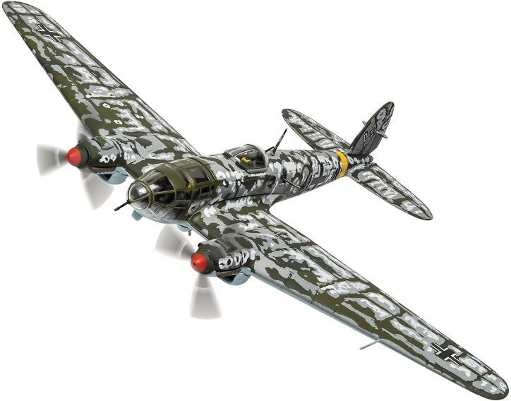 Heinkel He-111 H-6, W.Nr. 4500, A1+FN, teniente Erich Horn, 5./KG53, 1:72, Corgi 