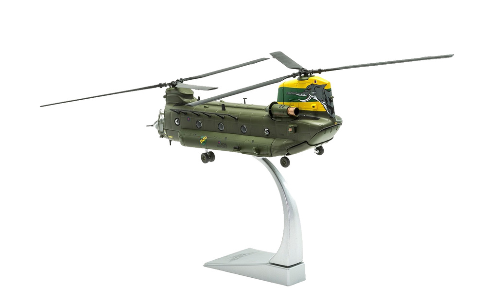 Helicóptero Boeing Chinook HC.4 ZA683 RAF No.27 Squadron, Special Centenary Scheme, 100 Años de la RAF, 1:72, Corgi 