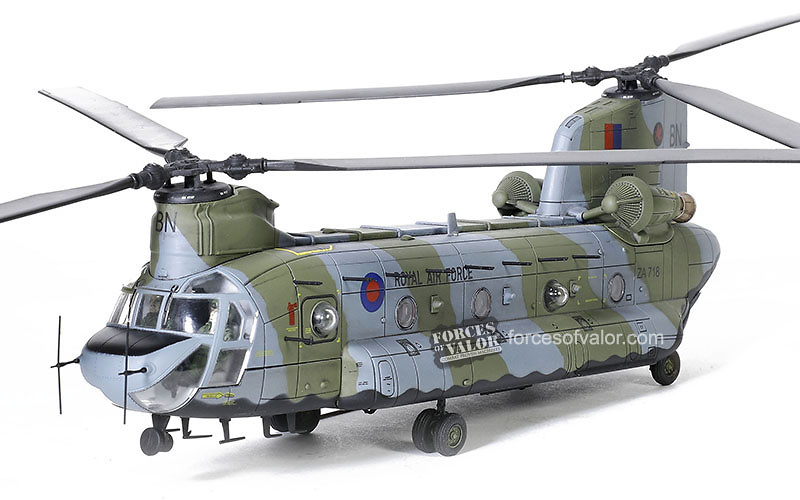 Helicóptero Boeing Chinook HC1 MK1, RAF, Islas Malvinas, 1982, 1:72, Forces of Valor 