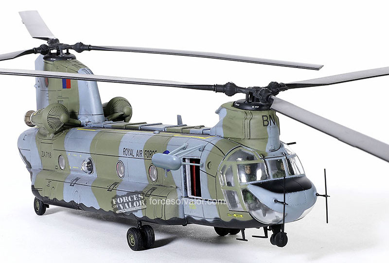 Helicóptero Boeing Chinook HC1 MK1, RAF, Islas Malvinas, 1982, 1:72, Forces of Valor 