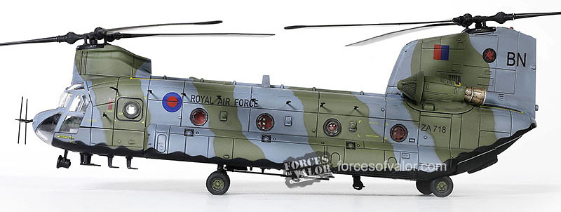 Helicóptero Boeing Chinook HC1 MK1, RAF, Islas Malvinas, 1982, 1:72, Forces of Valor 