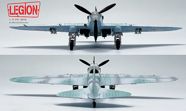 Ilyushin IL-2 Sturmovik M3 Red 8 1941 (invierno), Fuerza Aérea Soviética, 1:72, Legion 