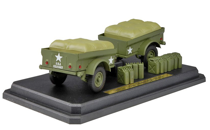 Jeep 1/4 Ton Trailer, U.S. Army, 1:24, Kaden 