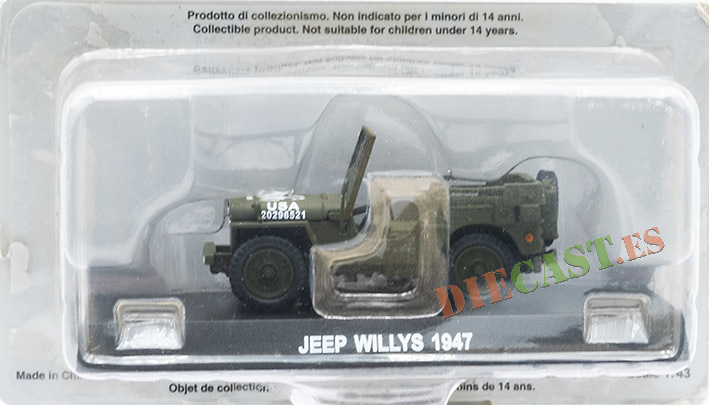 Jeep Willys, 1947, 1/43 