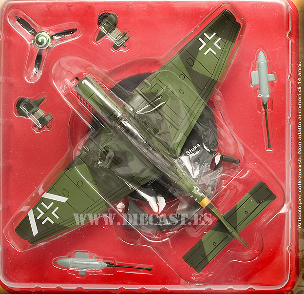 Junkers Ju 87G-1 Stuka, Frente del Este, 1944, 1:72, Altaya 