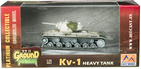 KV-1, Russian Army, 1942, 1:72, Easy Model 