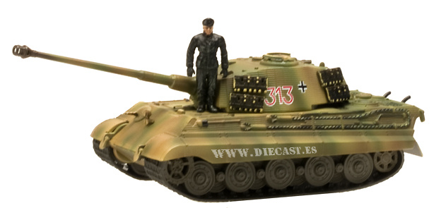 King Tiger, 501st heavy tank battalion, 1:72, Aoshima 