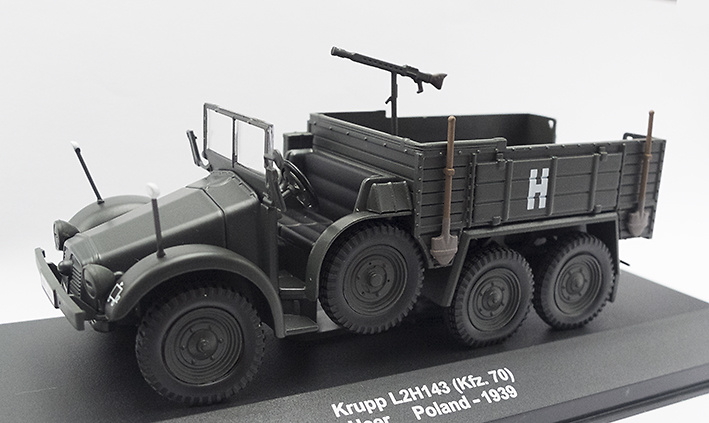 Krupp L2H143 (Kfz.70), Heer, Polonia, 1939, 1:43, Atlas 