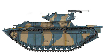 LVT(A)-4 2nd Armored Amphibian Bttn., Tinian Island, August 1944, 1:72, Hobby Master 