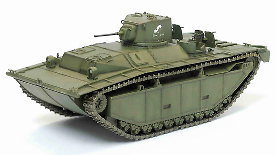 LVT-(A)1, 708º Batallón de Tanques Anfibios, Ryukyus (Japón) 1945, 1:72, Dragon Armor 