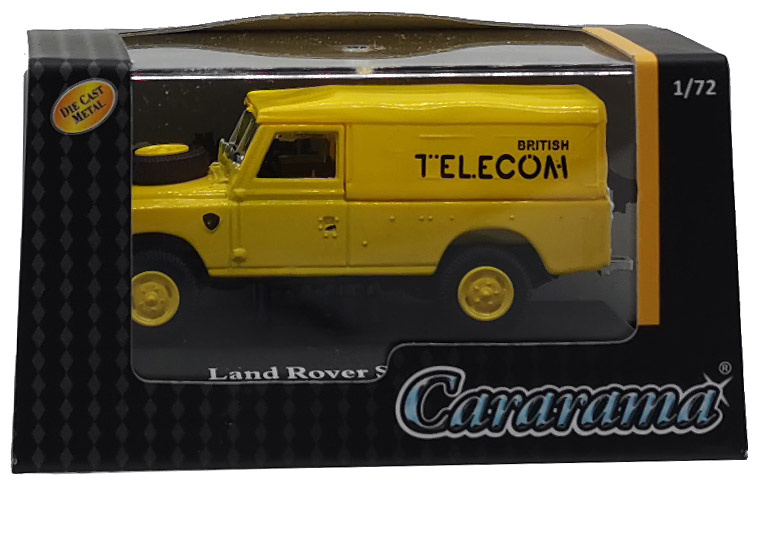 Land Rover 109 Serie III, Capota de lona, Telecom, 1:72, Cararama 