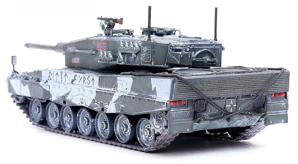 Leopard 2A4, Ejército Noruego, Camuflaje de Invierno, 1:72, Panzerkampf 