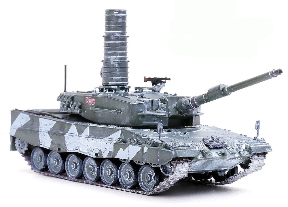 Leopard 2A4, Ejército Noruego, Camuflaje de Invierno, 1:72, Panzerkampf 