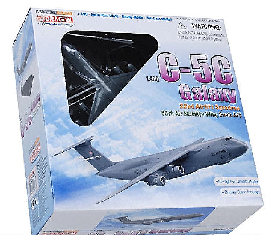 Lockheed C-5C Galaxy, USAF, California, 1:400, Dragon Wings 