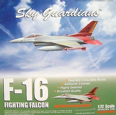 Lockheed Martin F-16 Fighting Falcon, USAF, 302nd FS, Tuskegee Airmen, 1:72, Witty Wings 